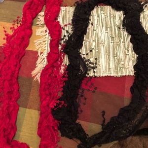 2 dressy scarves